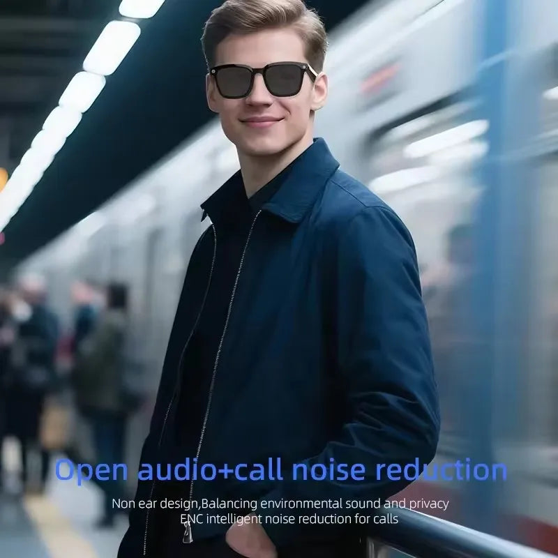 Nouvelles Lunettes Intelligentes IA 2026 : Traduction IA, Caméra HD 8MP, Prise de vue 4K, Appel Bluetooth, Enregistrement, Musique, Lunettes de Soleil Intelligentes